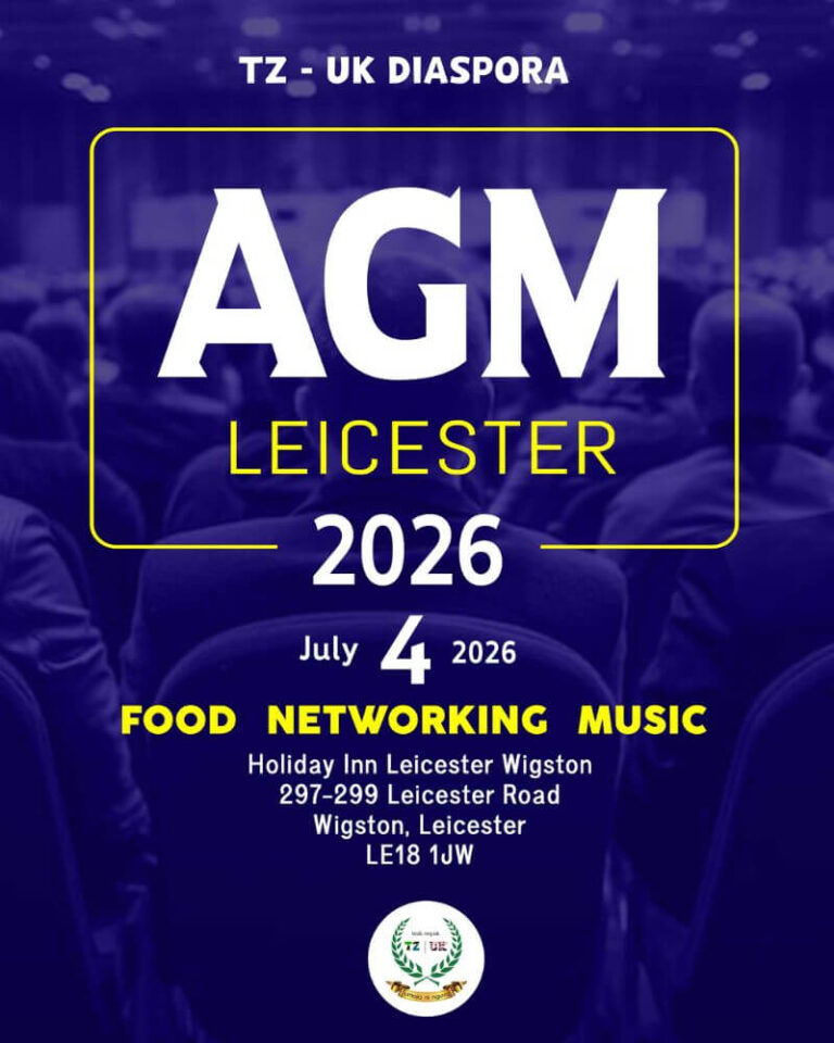 TZUK Diaspora AGM event poster