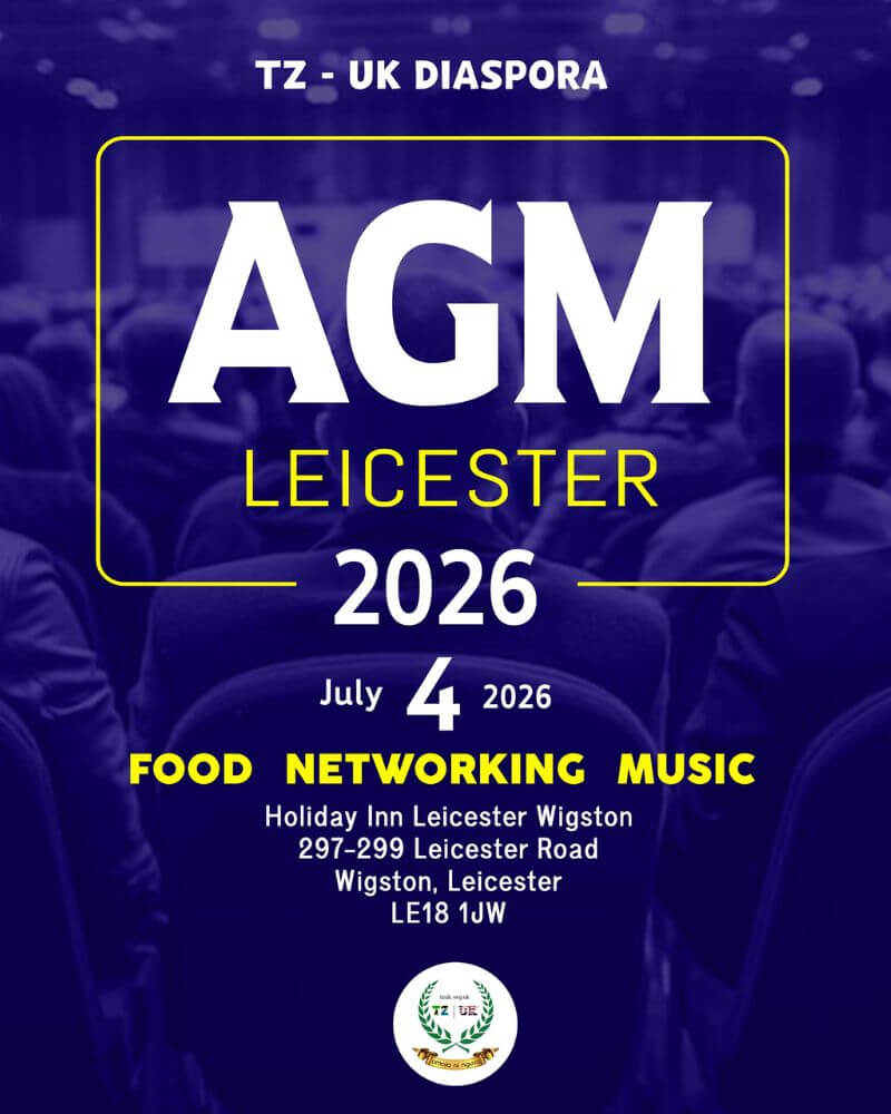 TZUK Diaspora AGM event poster